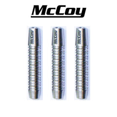 McCoy Marksman 6 - 90% wolframowe miękkie lufy do darta - srebrne