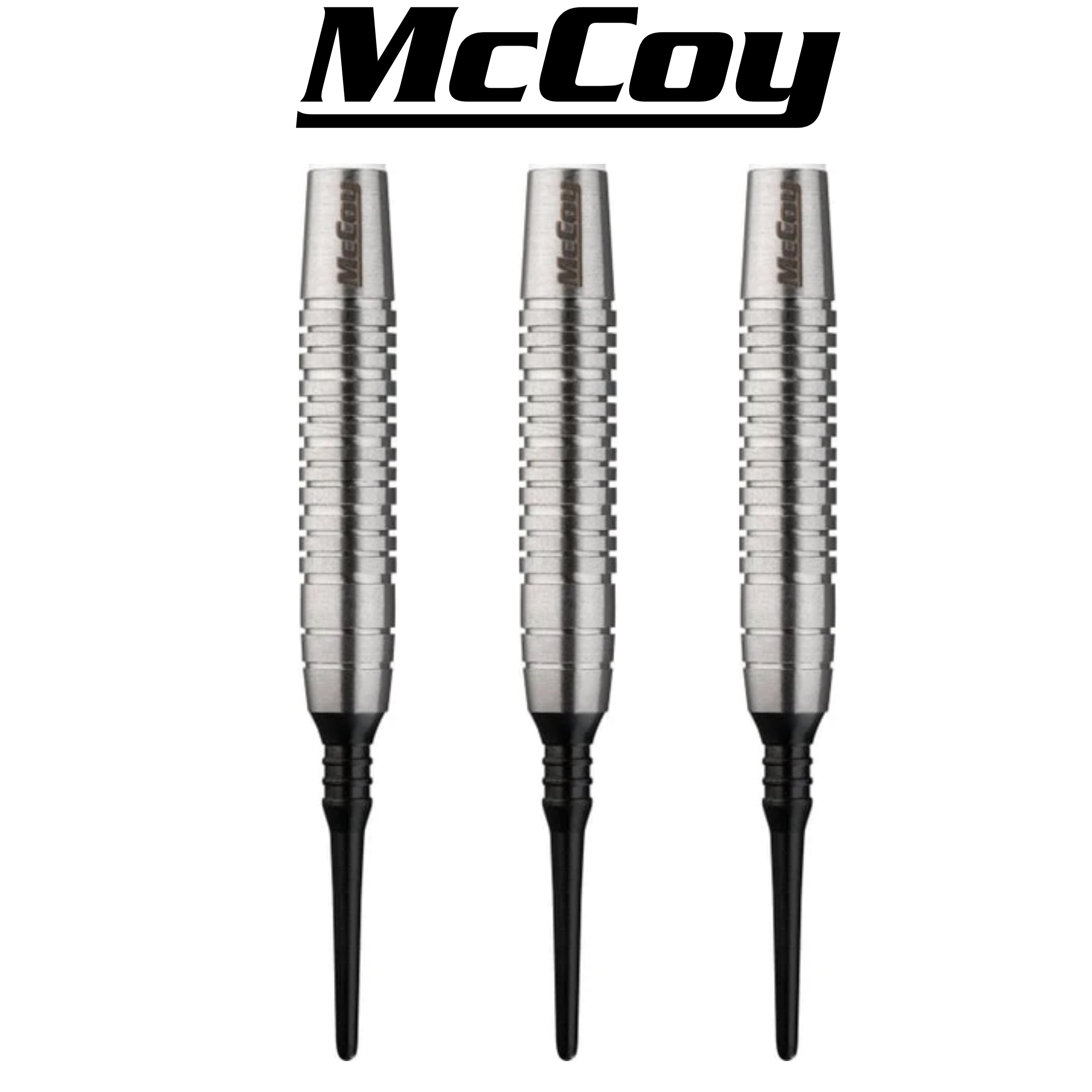 McCoy Sniper - 90% Tungsten Softdartbarrels - Silver