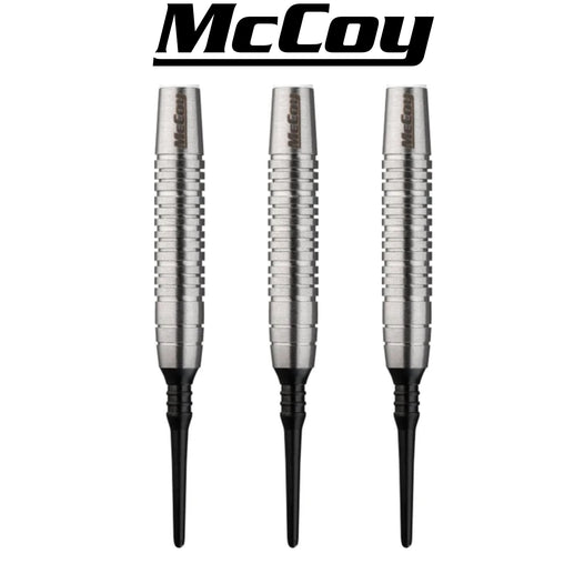 McCoy Sniper - 90% wolframowe miękkie lufy do darta - srebrne