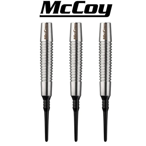 McCoy Stealth - 90% Tungsten Softdartbarrels - Silver