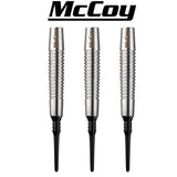 McCoy Stealth - 90% wolframowe miękkie lufy do darta - srebrne