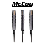 McCoy Stealth - 90% wolframowe miękkie lufy do darta - czarne