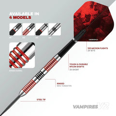 Designa Vampires V2 Steeldarts 21g, 23g, 25g - M2