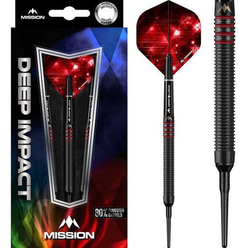 Mission Deep Impact Black-Red M3 Softdarts 20g