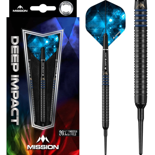 Mission Deep Impact Black-Blue M4 Softdarts 21g