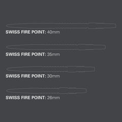 Target Swiss Firepoint Silber, Schwarz, Gold