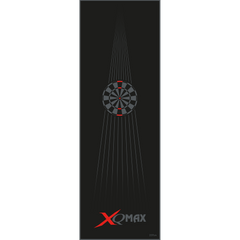XQ Max Dartteppich Dartboard Schwarz-Rot
