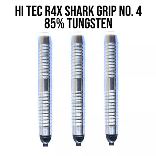 Hi Tec Shark No 4 - 85% Tungsten soft dart barrels