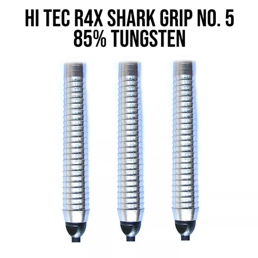 Hi Tec Shark No 5 - 85% Tungsten soft dart barrels