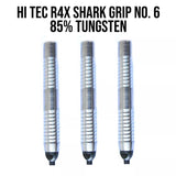 Hi Tec Shark No 6 - 85% Tungsten soft dart barrels