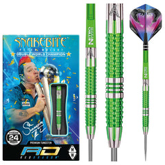 Red Dragon Peter Wright Snakebite Mamba 2 steel darts 22g, 24g