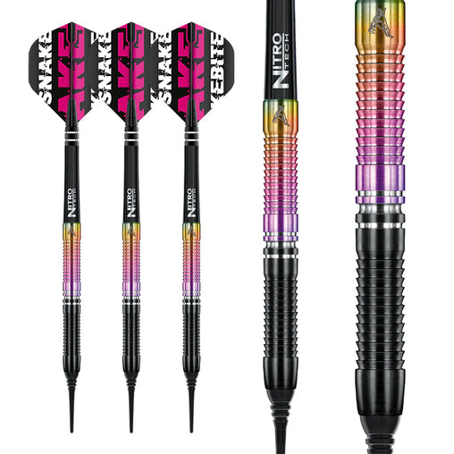 Red Dragon Peter Wright Snakebite Mistrz Świata SE 2020 miękkie rzutki 20g, 22g 