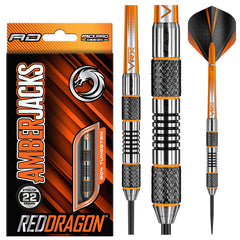 Red Dragon Amberjack steel darts 21g, 22g, 23g, 24g, 26g, 28g 