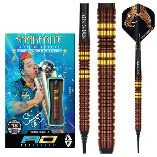 Softdarts Red Dragon Peter Wright Copper Fusion 20g 