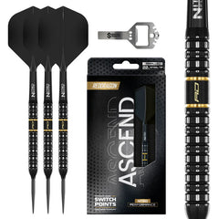 Red Dragon Ascend Parallel Switch Point Steeldarts 22g, 23g, 24g