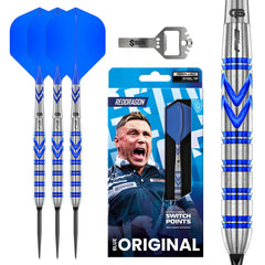 Red Dragon Gerwyn Price  Iceman Blue 90% Switch Point Steeldarts 22g, 24g, 26g