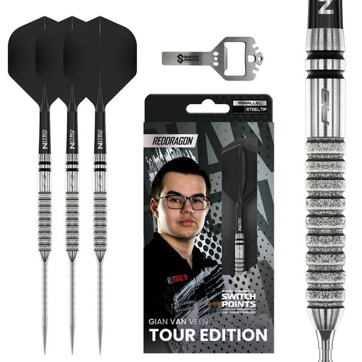 Red Dragon Gian van Veen TE Switch Points Steeldarts 21g