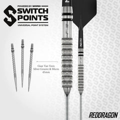 Red Dragon Gian van Veen TE Switch Points Steeldarts 21g