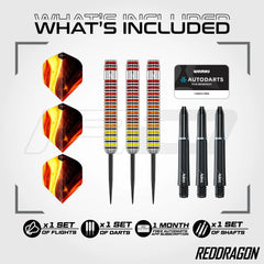 Red Dragon Darts Furnace Steeldarts 90% Wolfram-Kern