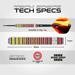 Red Dragon Darts Furnace Steeldarts 90% Wolfram-Kern