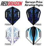 Red Dragon Gerwyn Price Iceman Airwing Moulded Flights