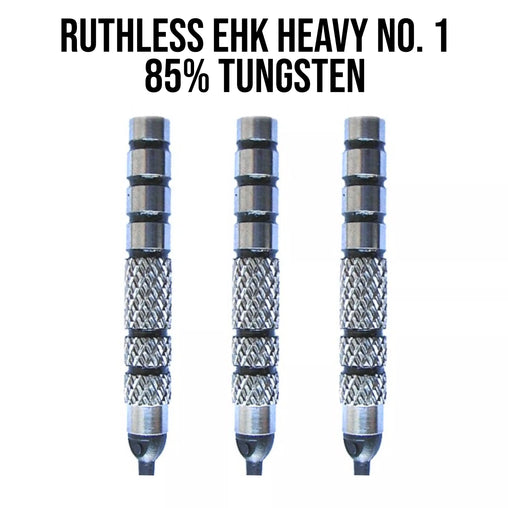Ruthless EHK Heavy No 1 - 85% Tungsten soft dart barrels