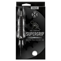Harrows Supergrip Black Edition Steeldarts 21g, 22g, 23g, 24g, 25g, 26g, 28g, 30g