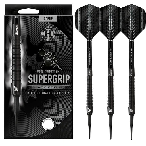Harrows Supergrip Black Edition Softdarts 18g, 20g
