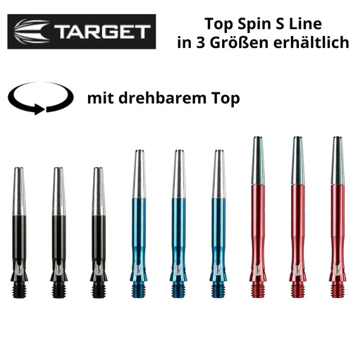 Target Top Spin S Line Shafts