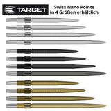 Target Swiss Nano Point Silber, Schwarz, Gold