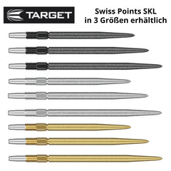 Target Swiss Point SKL Silber, Schwarz, Gold
