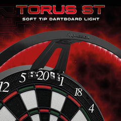 MISSION Torus ST Dartboard Lighting - für Soft Tip Dartboards - Schwarz - USB