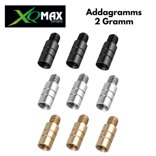 Addagramms additional weights 2BA - 2 grams - black, silver, gold 