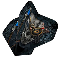 Alchemy Dart Flights - Official Licensed - Std - No2 - Mechanical Skull - FutureDart