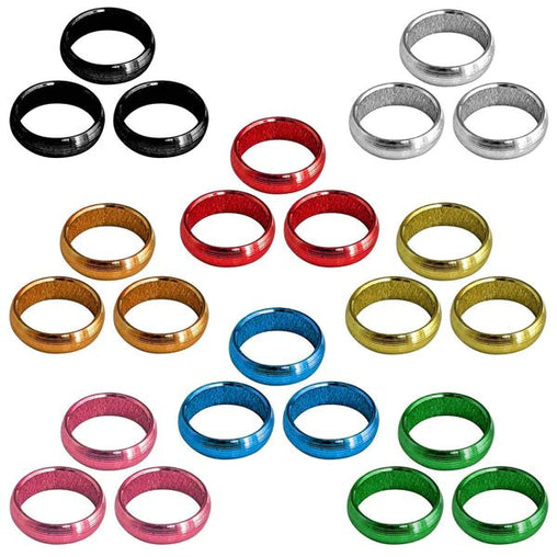 Aluminium Schaftringe Flight Ringe Slot Lock - Black - FutureDart