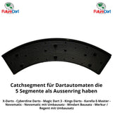 Aussenring - Fangring - 1 Catch Segment für Darts mit 5 Segmenten als Aussenring