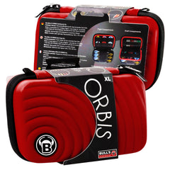 Bulls Orbis Dartcase XL Dartkoffer in 5 Farben für 2 Sätze Darts - Dart Tasche - Red - FutureDart
