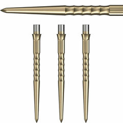 Caliburn Evo Dart Points Ripple - No Lip Silver - Black - Gold - Coral - Silver - 28 mm - FutureDart