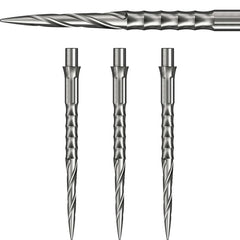 Caliburn Evo Dart Points Spiro - No Lip Silver - Black - Gold - Coral - Silver - 28 mm - FutureDart