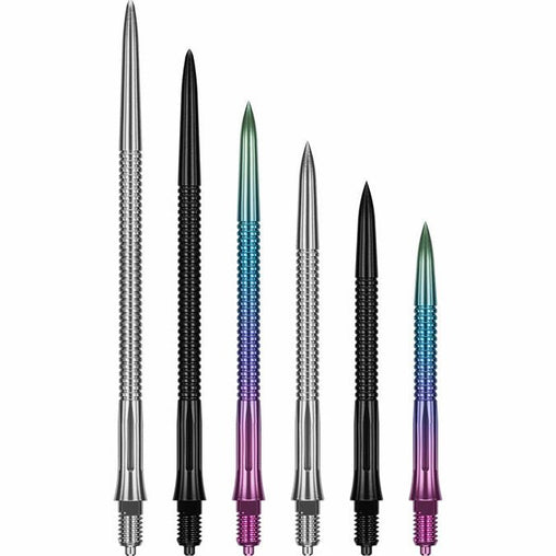 Caliburn EZ - EVO Dart Points Grooved Silver - Black - Coral - Silver - 28 mm - FutureDart