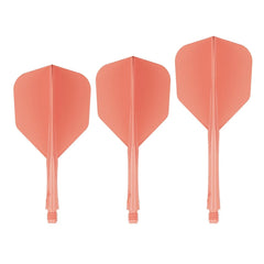 Caliburn SUP Lite Flights - Moulded Flight & Shaft - Standard No6 - Schwarz - Short 21.5 mm - FutureDart