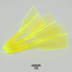 CONDOR AXE 120 NARROW Shape Flight Stems Shafts - Neon Yellow - S= 18mm - FutureDart