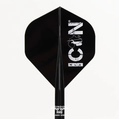 Condor AXE AFRICAN WARRIOR Devon Petersen Standard Shape Flight Stems Shafts - Black - S= 21.5mm - FutureDart