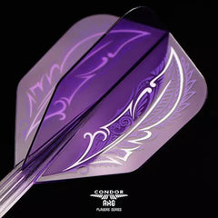Condor AXE Feather Gradation Small Shape Flight Stems Shafts - S= 21.5mm - FutureDart
