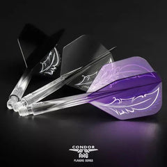 Condor AXE Feather Gradation Small Shape Flight Stems Shafts - S= 21.5mm - FutureDart