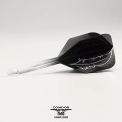 Condor AXE Feather Gradation Small Shape Flight Stems Shafts - S= 21.5mm - FutureDart