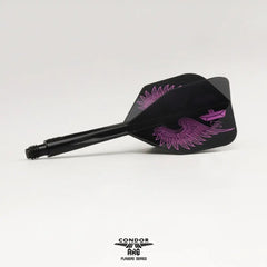 Condor AXE Flap Wings Small Shape Flight Stems Shafts - Neon Pink - S= 21.5mm - FutureDart