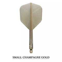 Condor AXE Metallic Small Shape Flight Stems Shafts - Champagne Gold - S= 21.5mm - FutureDart