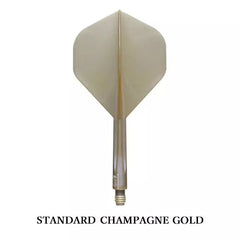 Condor AXE Metallic Standard Shape Flight Stems Shafts - Champagne Gold - S= 21.5mm - FutureDart
