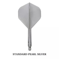 Condor AXE Metallic Standard Shape Flight Stems Shafts - Silver - S= 21.5mm - FutureDart